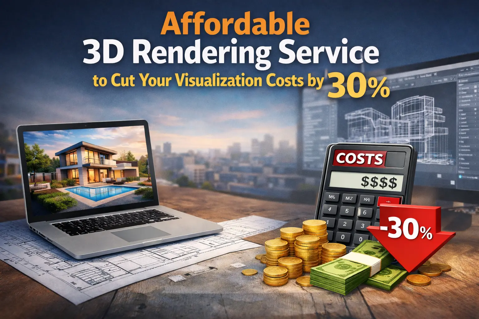 Affordable 3D Rendering Service to Cut Your Visualization Costs by 30%