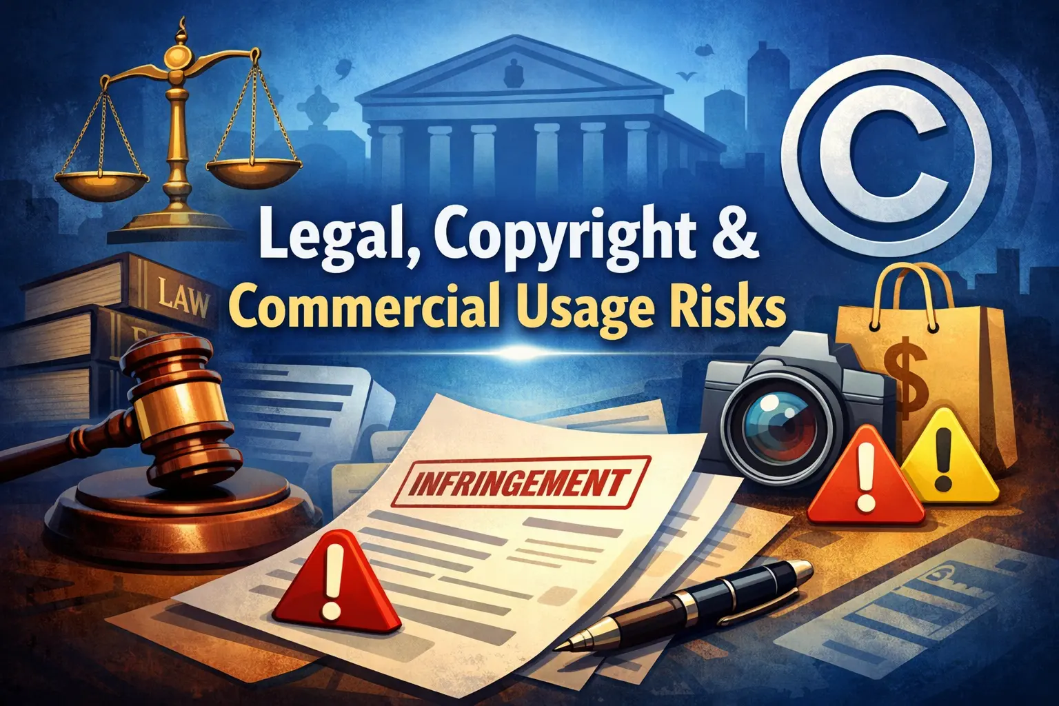 egal, Copyright & Commercial Usage Risks 