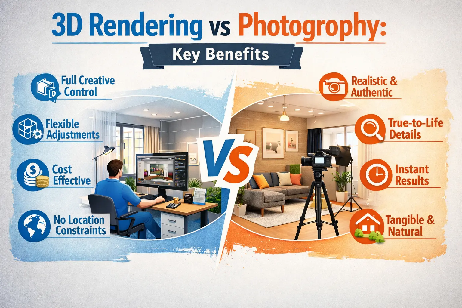 3D Rendering vs Photography: Key Benefits