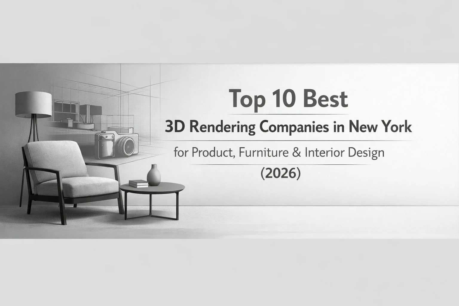 Top 10 Best 3D Rendering Companies in New York for Product, Furniture & Interior Design (2026)