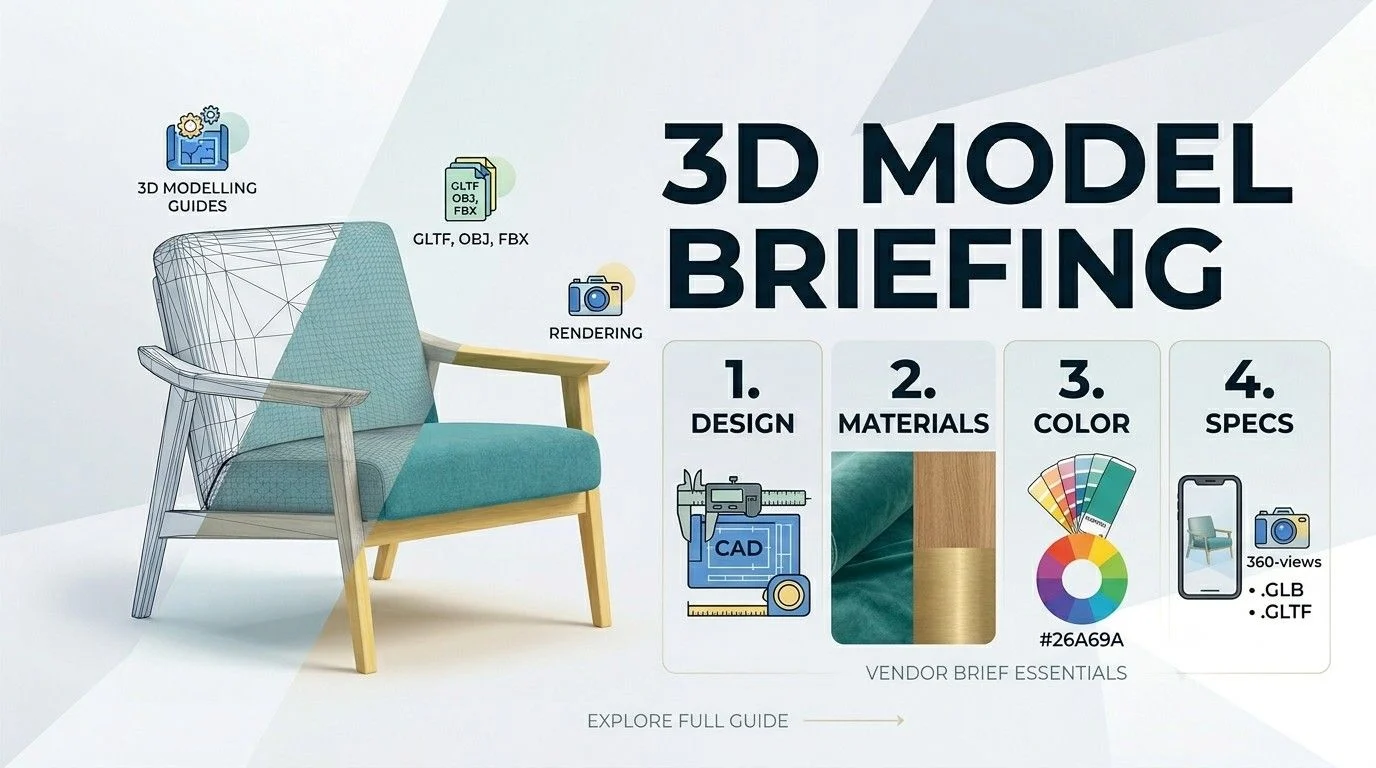What Information Does a Vendor Need to Create a 3D Furniture Model?