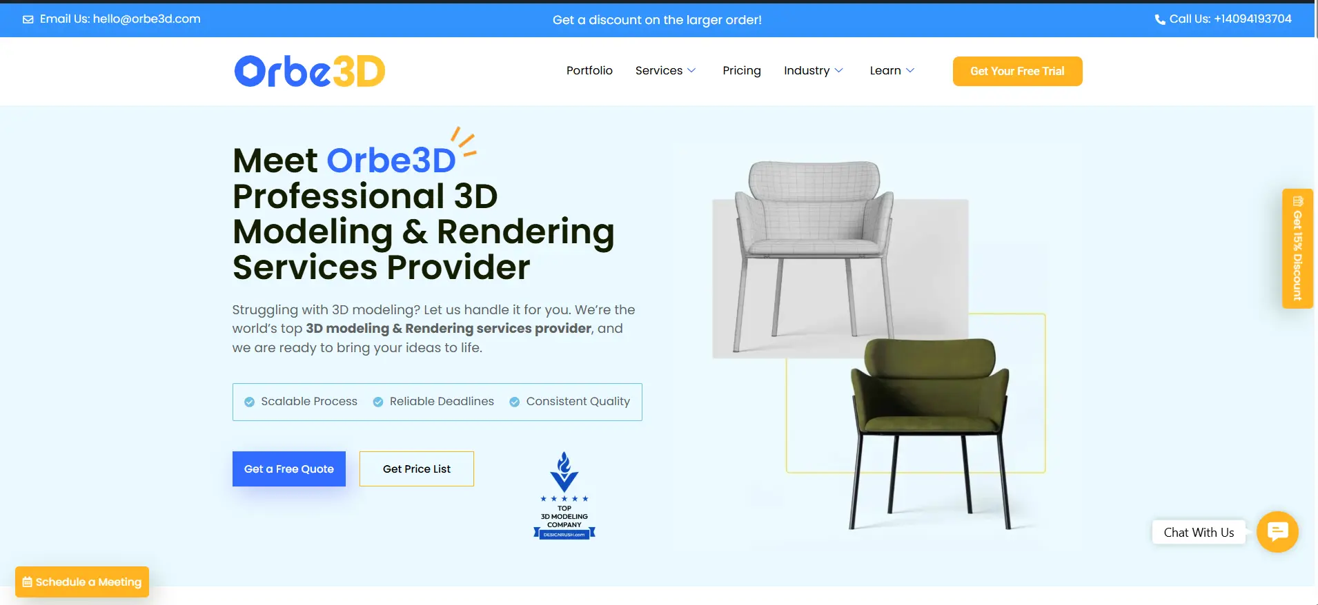 Orbe3d- modeling and rendering company